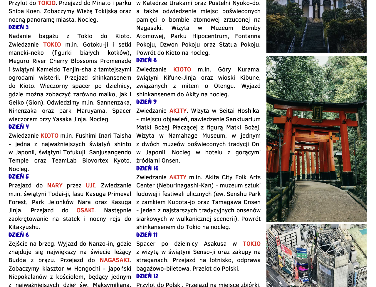 🇯🇵 Pielgrzymka śladami św. Maksymiliana Kolbego do Japonii