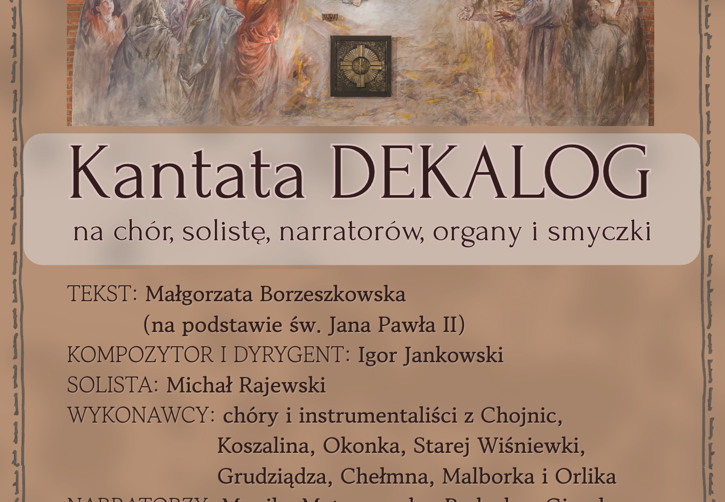 Kantata Dekalog – zaproszenie na koncert