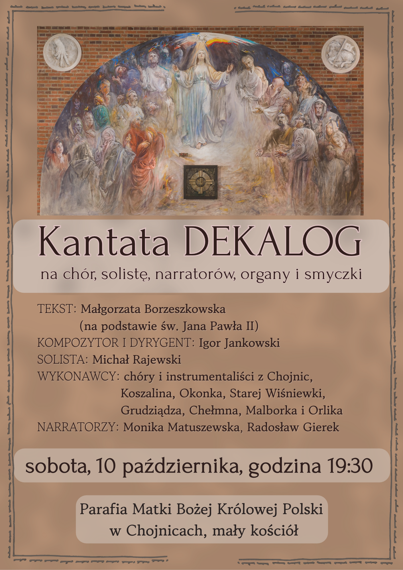 Kantata Dekalog – zaproszenie na koncert